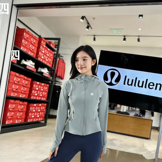 F032948夏季新品女款时尚透气网纱修身连帽防晒衣 商品图5