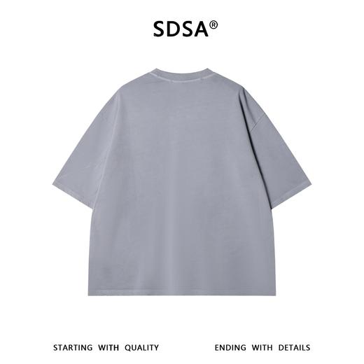 SDSA男装2026新款高贵轻奢时尚复古印花字母圆领短袖T恤百搭高街 商品图4