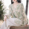 S.Y.C【烟雨江南】春季新款法式v领小众长袖上衣衬衫女 商品缩略图1
