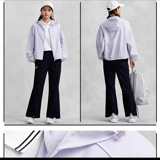 MJ/Kappa卡帕背靠背防风衣女防晒衣防泼水休闲运动外套K0E42FJ01 商品图1