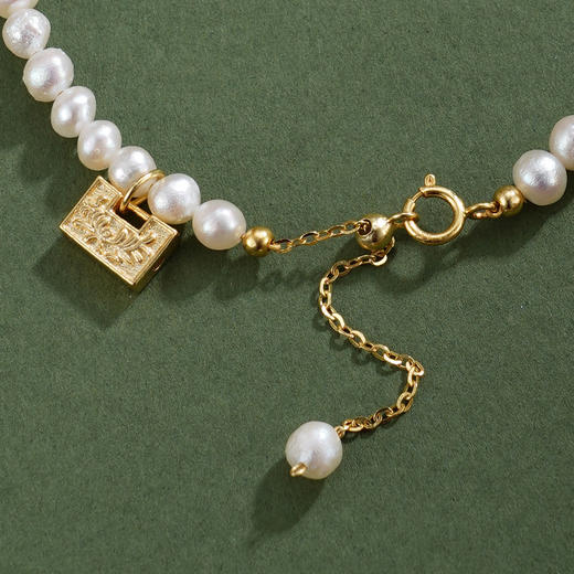 子佩集【时光凝华】银S925珍珠惜王妃手链【SGB1150003】镀金钱包2602 商品图3