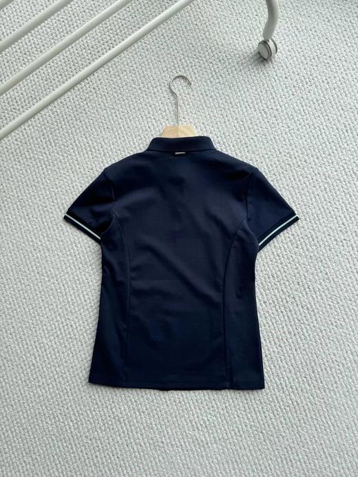 F032919简约袖口撞色高尔夫FIELD女士防晒修身短袖POLO衫 商品图13