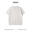 SDSA男装2026新款轻奢老钱风立体波浪纹半拉链翻领短袖T恤百搭 商品缩略图4