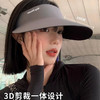 冰丝无痕一体防晒帽女夏季空顶大帽檐可折叠遮阳防紫外线太阳帽子 商品缩略图3