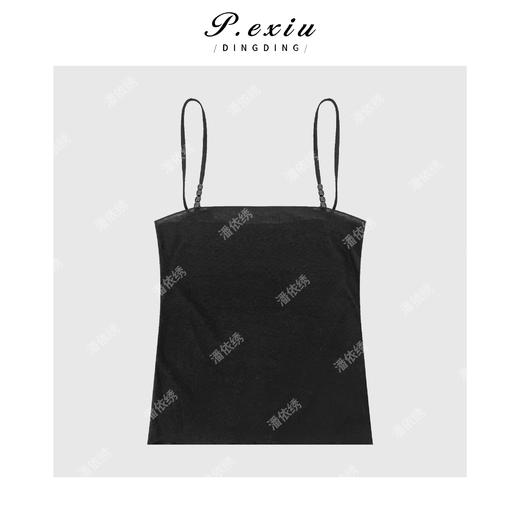 03-5潘依绣丁丁宠粉设计感木珠可叠穿吊带上衣Q18680 商品图1