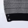 SDSA男装2026新款轻奢潮牌千鸟格撞色条纹袖口针织短袖T恤百搭 商品缩略图3