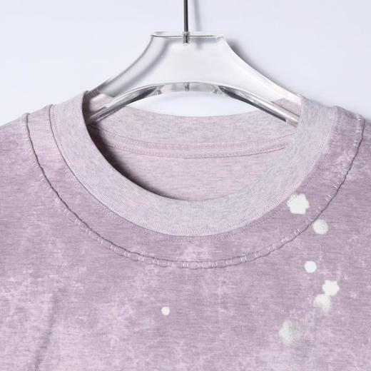 SDSA男装2026新款高贵轻奢美式扎染晕染泼墨印花圆领短袖T恤百搭 商品图1