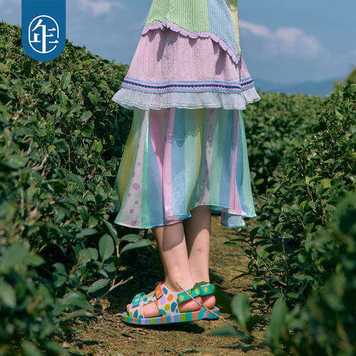 年衣童装儿童半身裙女童2026年新款超美民族风中大童A字裙子长裙 商品图3