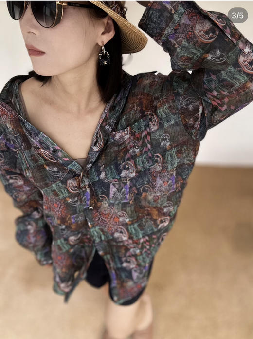 原单新款苎麻衬衫 商品图1