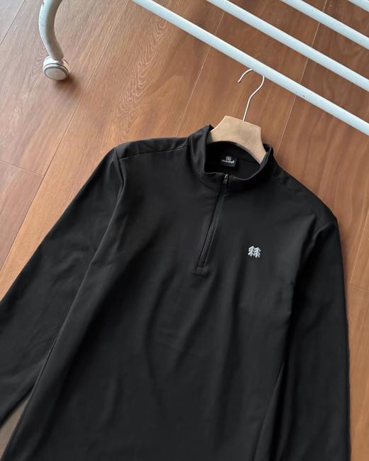 F032925四色户外小立领半拉链男士运动速干长袖上衣 商品图10