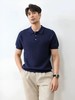 【lyyk-F87107】男子复古翻领针织镂空冰丝短袖POLO衫！！ 商品缩略图0