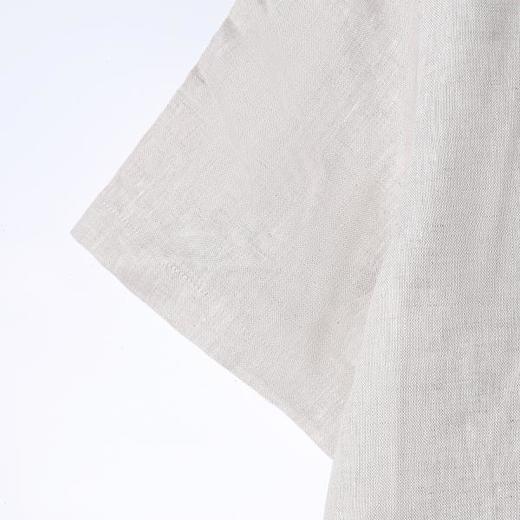 SDSA男装2026新款轻奢日系简约纯色亚麻短袖衬衫百搭透气舒适上衣 商品图2