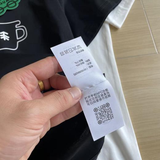 F032926圆领山系户外休闲速干防晒透气圆领涂鸦印花宽松短袖T恤 商品图9