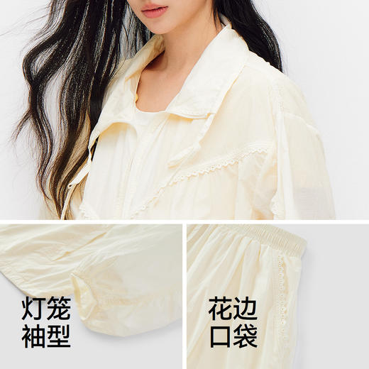 森马套装女夏季防晒凉感短裤oversize外套2026新款气质户外两件套 商品图3
