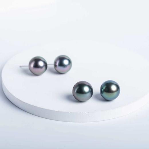 ⁶福利款【大溪地黑珍珠】S925银耳钉，12-13MM，编号ED158，出证书，48小时鉴赏期——SS06-CR-YMZZ【HOT】 商品图3