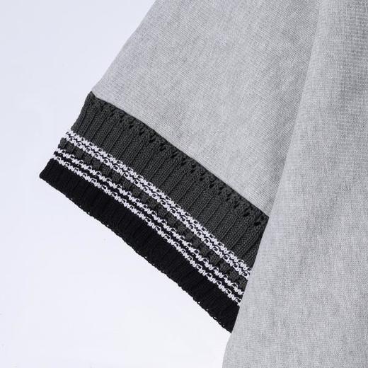 SDSA男装2026新款高贵轻潮牌拼接针织圆领短袖T恤百搭宽松上衣 商品图3