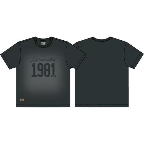 佐丹奴男装复古做旧字母短袖T恤01096269 商品图0