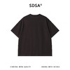 SDSA男装2026新款轻奢美式高级感印花字母圆领短袖T恤百搭宽松潮 商品缩略图4