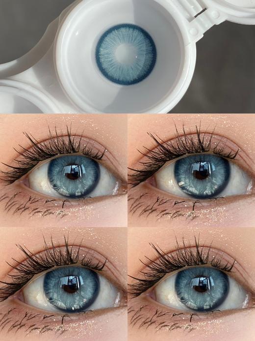 【瓶装】若瞳·新款14.2黑鹰拿铁/黑化蘑菇云/曼珠沙华/仙本那海域~年抛美瞳隐形眼镜 商品图3