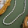 子佩集【珍爱流年】银S925珍珠惜王妃套链项链【PM2179-XF】大小间隔2602 商品缩略图0