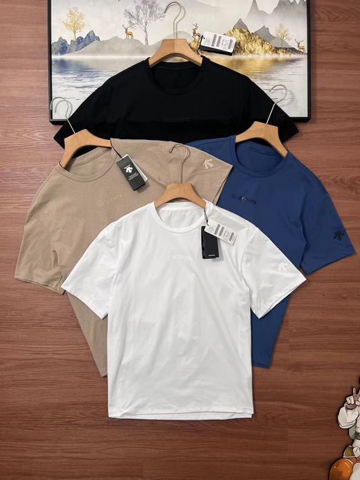 F032983极简通勤男女同款吸湿速干UPF100+防晒短袖T恤 商品图0