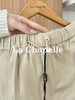 专柜实拍【100棉~】拉夏贝尔/La Chapelle胯宽救星！美式松紧腰抽绳可调节藏肉遮胯压褶休闲百搭半身裙 商品缩略图4