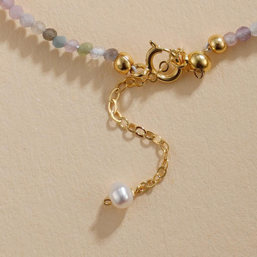 子佩集【汐光微语】银S925珍珠惜王妃手链【SGB0310006】镀金彩珠2602 商品图3