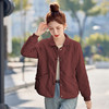 丁摩 开春外套女新款薄款短款小香风减龄春装纯色夹克6ZF-8889 商品缩略图2