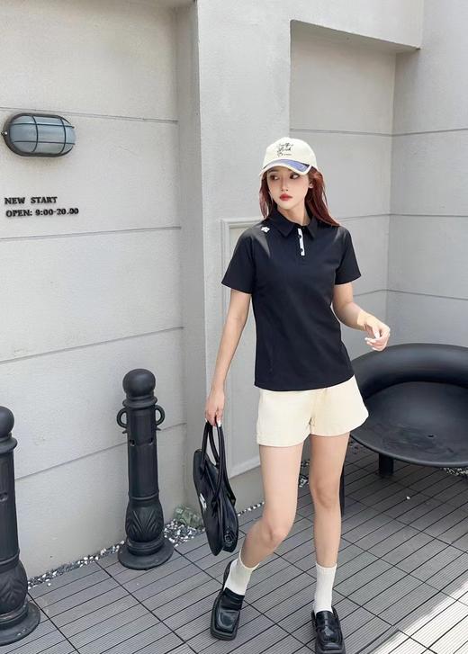 F032904日常通勤女款吸湿排汗舒适透气短袖翻领POLO衫 商品图9