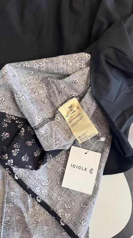 F032979春夏新款多层褶皱拼接设计高腰A字大摆长裙半身裙 商品图14