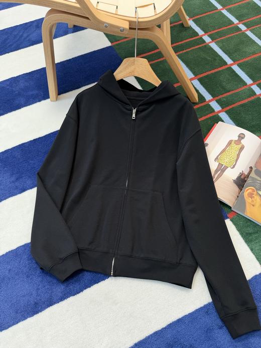 古驰 26Ss新款经典黑连帽拉链外套 商品图8