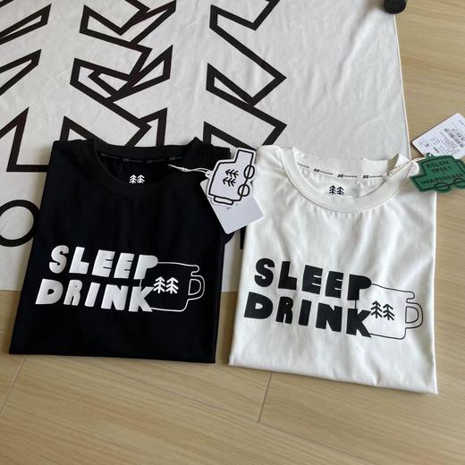 F032926圆领山系户外休闲速干防晒透气圆领涂鸦印花宽松短袖T恤 商品图2