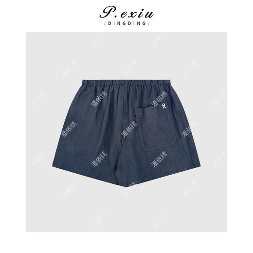 03-5潘依绣丁丁宠粉复古简约休闲抽绳短裤Q39112 商品图1