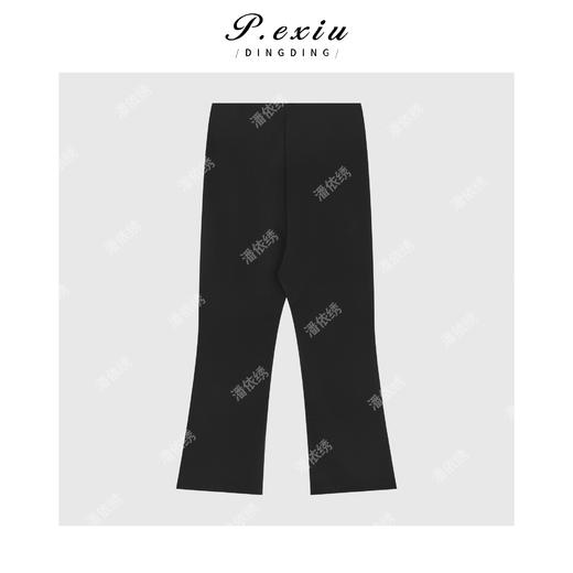 03-5潘依绣丁丁宠粉修身显瘦时髦九分休闲裤Q8785 商品图1