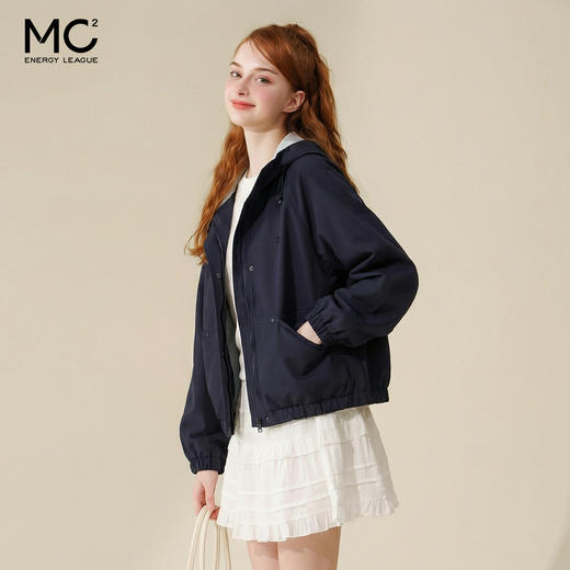 女装撞色连帽横插袋外套-25007J5232017 商品图1