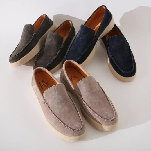 【zf1-5503】经典设计男子羔端真皮轻便舒适柔软一脚蹬皮鞋！！ 商品图2