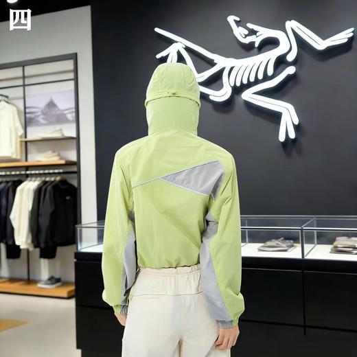 F032944轻薄透气下摆抽绳修身收腰女款连帽防晒衣 商品图7