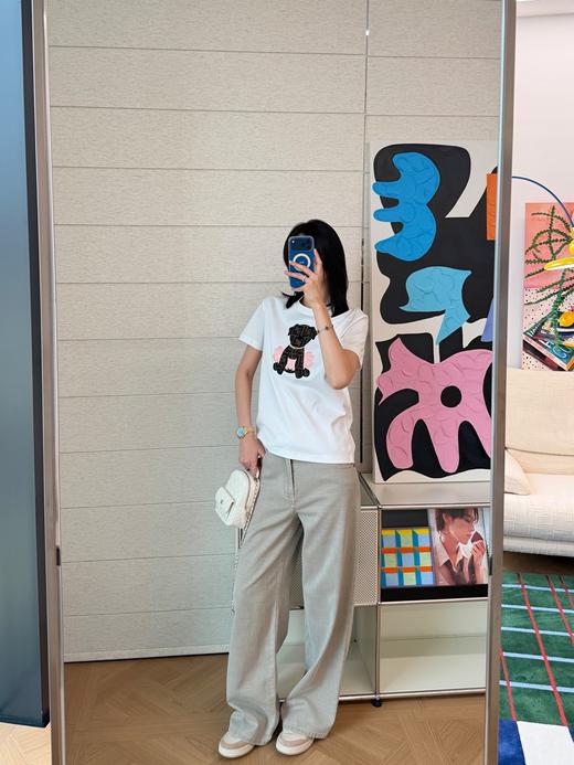 芬迪 新款重工裸灰色牛仔裤 商品图3