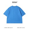 SDSA男装2026新款高贵轻奢纯色高级感分割线设计圆领短袖T恤百搭 商品缩略图4