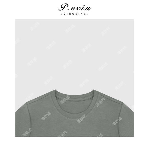 03-5潘依绣丁丁宠粉时尚休闲立体花纹短袖T恤Q10019 商品图2