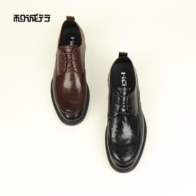 和诚行2026春季新款时尚舒适英伦真皮高级男式商务休闲鞋0930271