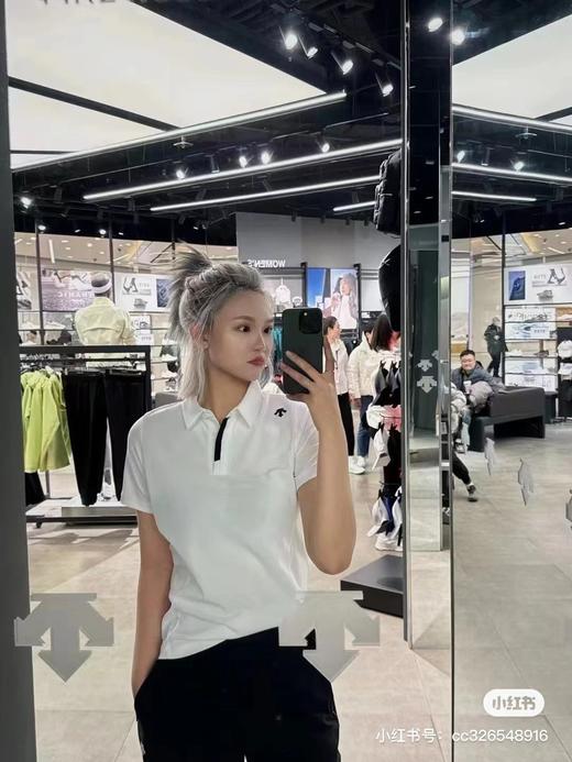 F032904日常通勤女款吸湿排汗舒适透气短袖翻领POLO衫 商品图4