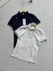 F032919简约袖口撞色高尔夫FIELD女士防晒修身短袖POLO衫 商品缩略图0