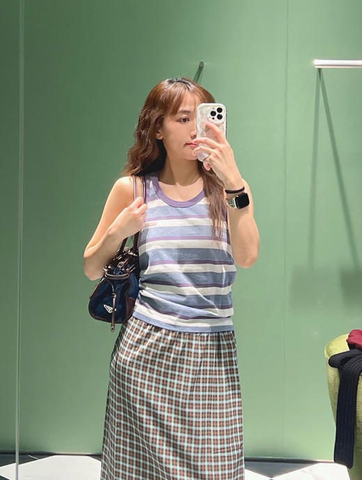 普拉达  26Ss新款条纹背心（MM） 商品图11