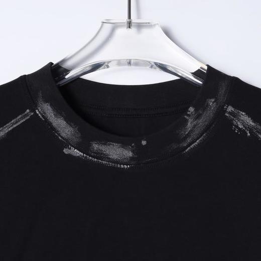 SDSA男装2026新款高贵轻奢刷漆线条做旧圆领短袖T恤百搭高街上衣 商品图1