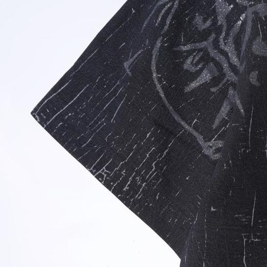 SDSA男装2026新款高贵轻奢美式高街裂纹刷漆肌理做旧短袖T恤百搭 商品图2