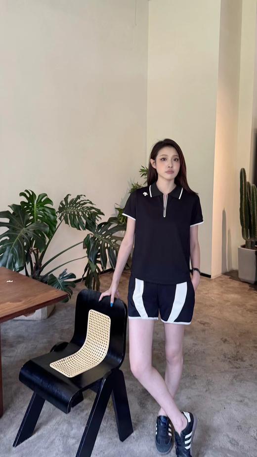 F032912春夏新品TRAINING系列压胶工艺女士短袖防晒POLO衫 商品图4