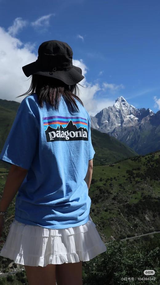 8塔 P-6 经典山脉印花短袖T恤 TX620 商品图0