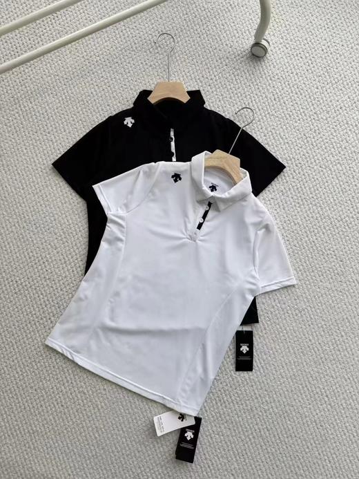 F032904日常通勤女款吸湿排汗舒适透气短袖翻领POLO衫 商品图0