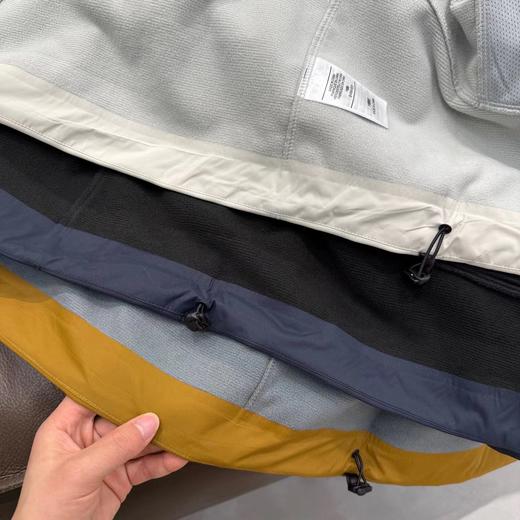 F032967防风防泼水弹力户外运动登山徒步内里薄绒连帽软壳外套 商品图9